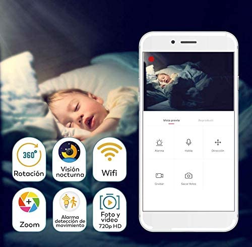 Garza Smarthome Pack de 2 Cámaras WiFi Inteligentes 360 para Seguridad +  Smart Kit Sistema de Alarma Inteligente WiFi para el hogar. Sirena 120 dB :  : Bricolaje y herramientas